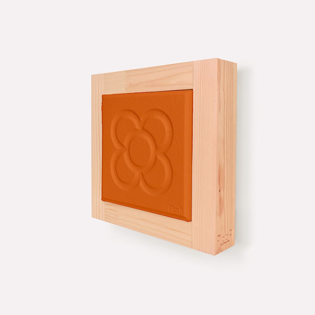 cuadro diseño flor de barcelona