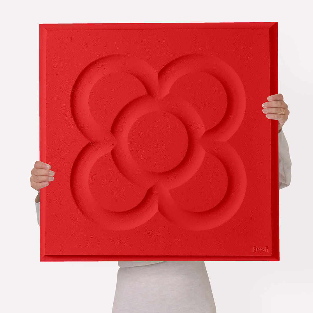 baldosa panot grande XL flor de barcelona modernista comprar