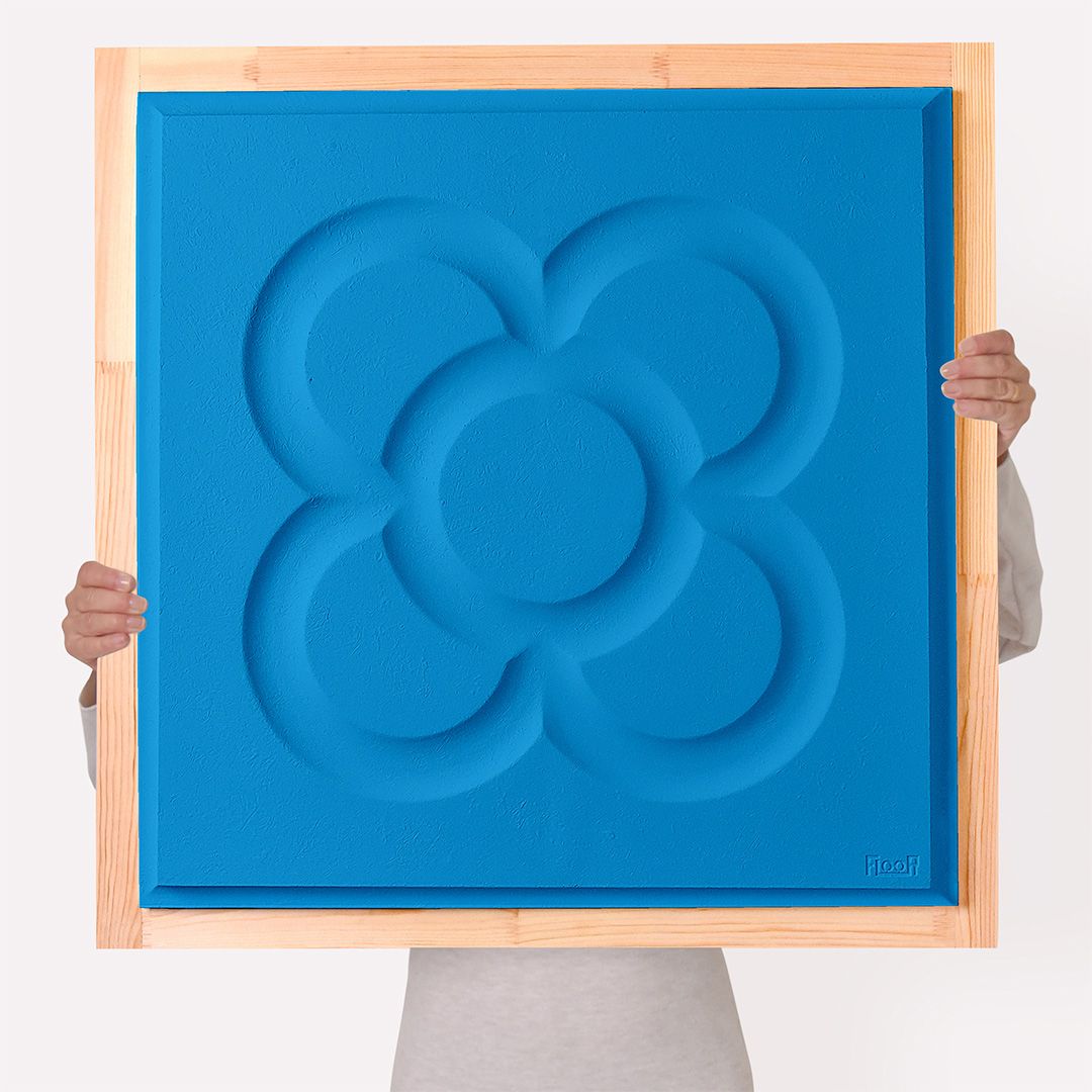 cuadro flor de barcelona grande