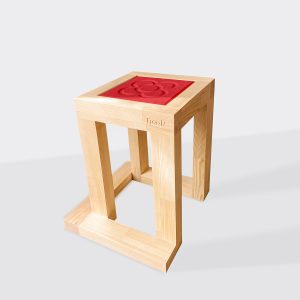 taburetes diseño Barcelona madera